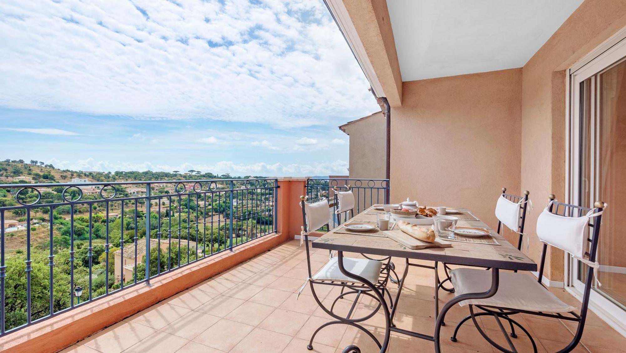 Apartmán Les Cigales, Superbe Vue - Golfe De Sainte-Maxime Exteriér fotografie